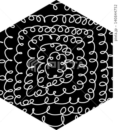 Hand drawn geometric texture 140844752