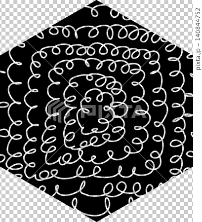 Hand drawn geometric texture 140844752