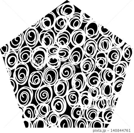 Hand drawn geometric texture 140844761