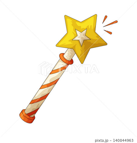 Illustration of Star Wand Illustration of Star Wand 140844963
