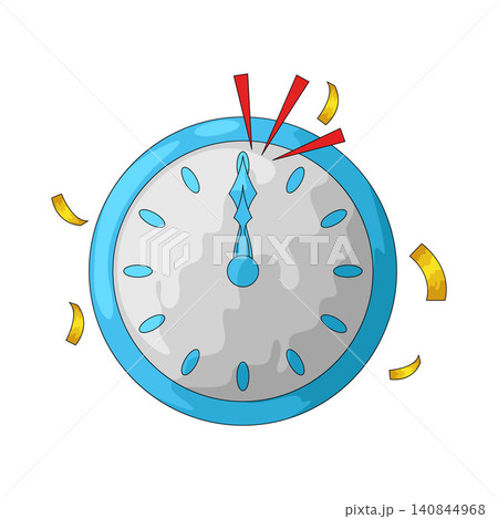 Illustration of Clock at Midnight 140844968