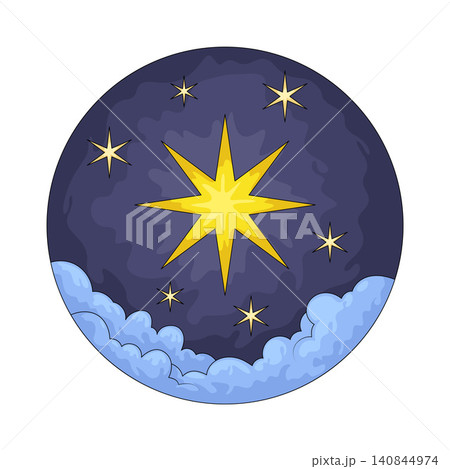 Illustration of Star Illustration of Star 140844974