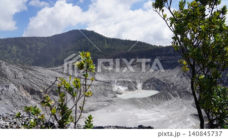 Kawah Putih Crater Lake in West Java Indonesia 140845737