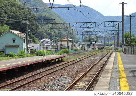 JR伯備線 美袋駅ホーム JR伯備線 美袋駅ホーム 140846382