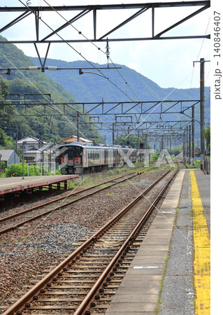 JR伯備線 美袋駅ホーム JR伯備線 美袋駅ホーム 140846407