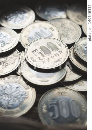 500円玉 五百円硬貨 500円玉 五百円硬貨 140846536