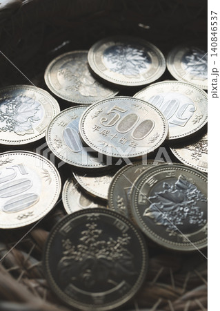 500円玉 五百円硬貨 500円玉 五百円硬貨 140846537