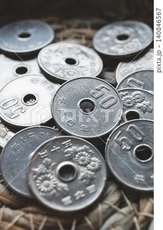 50円玉 五十円硬貨 50円玉 五十円硬貨 140846567