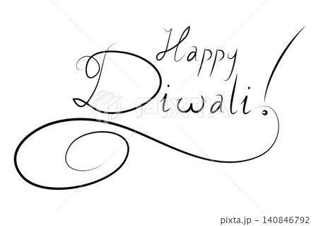 Happy Diwali - typography Happy Diwali - typography 140846792