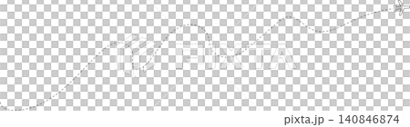 Airplane line path, flight route, trace, travel Airplane line path, flight route, trace, travel 140846874