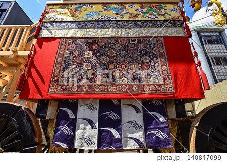 祇園祭　鷹山　山建て 140847099