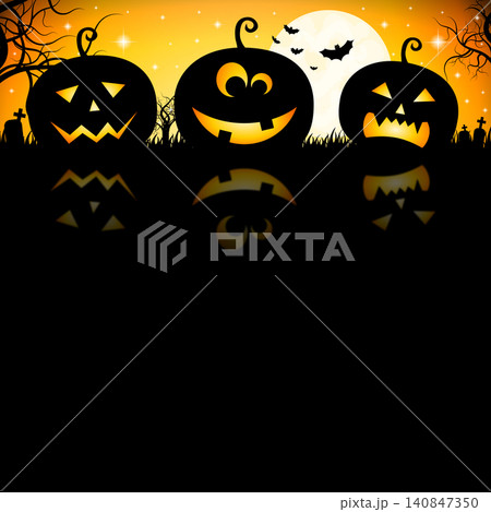 Halloween card - template Halloween card - template 140847350