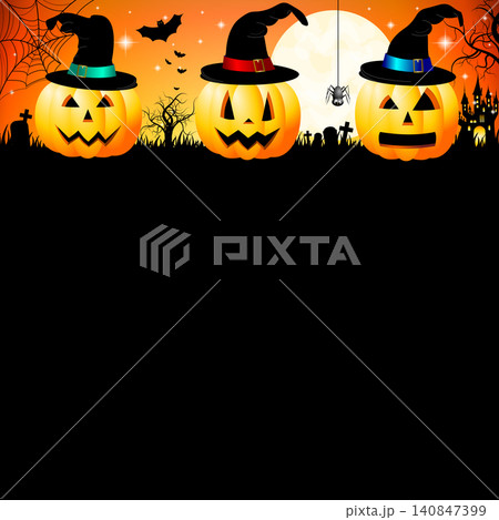Halloween card template 140847399