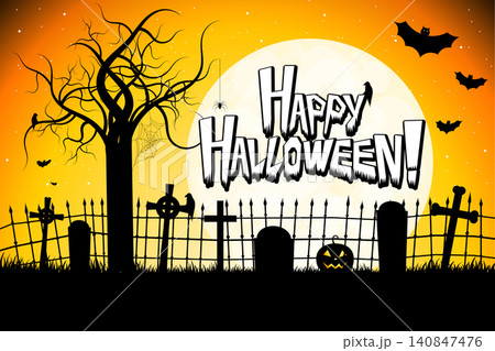Halloween card - Happy Halloween! Halloween card - Happy Halloween! 140847476