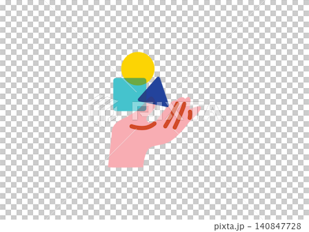 クリエイティブなデザインのイメージイラスト クリエイティブなデザインのイメージイラスト 140847728