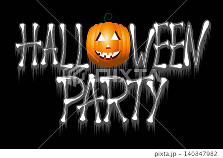 Halloween party - typographical concept 140847982