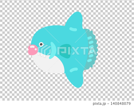 マンボウ　イラスト 140848079