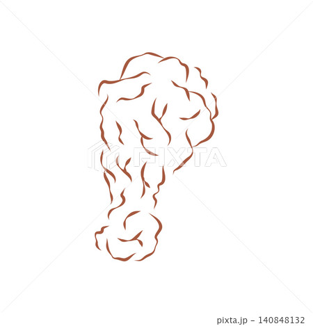 A Crispy Fried Chicken Drumstick A Favorite Fast Food Item Vector Illustration A Crispy Fried Chicken Drumstick A Favorite Fast Food Item Vector Illustration 140848132