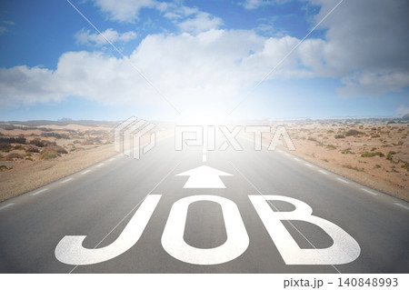 Road concept - job Road concept - job 140848993