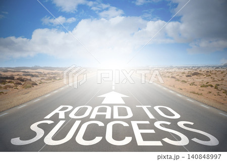 Road concept - road to success Road concept - road to success 140848997