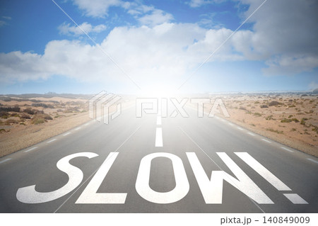 Road concept - slow 140849009
