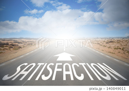 Road concept - satisfaction Road concept - satisfaction 140849011