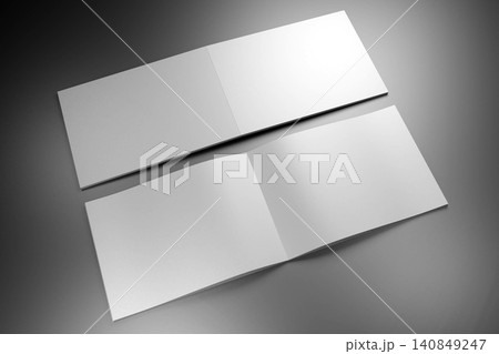 A4 to A5 brochure mockup with cover and content pages 140849247