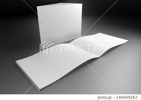 A4 to A5 brochure mockup with cover and content pages A4 to A5 brochure mockup with cover and content pages 140849262