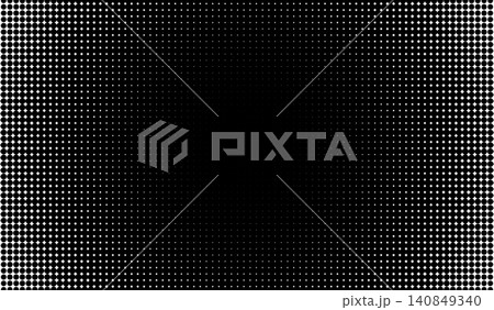 Radial halftone background with many tiny dots Radial halftone background with many tiny dots 140849340