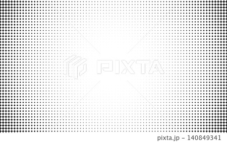Halftone black and white dots graphic Halftone black and white dots graphic 140849341