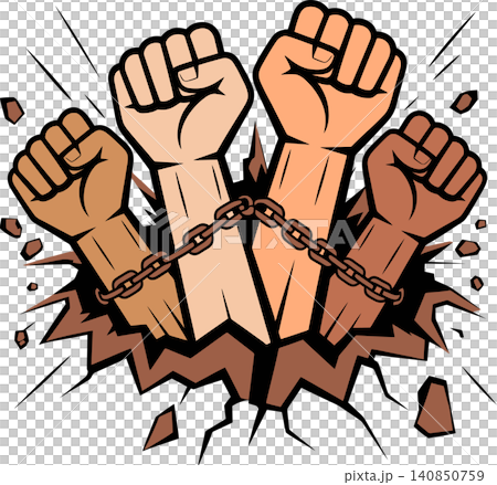 unity, fists, vector 140850759
