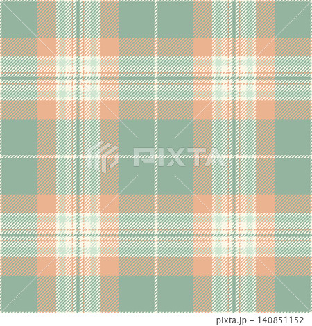 Multi seamless fabric background, october vector texture pattern. Mexico plaid tartan check textile in pastel and orange colors. Multi seamless fabric background, october vector texture pattern. Mexico plaid tartan check textile in pastel and orange colors. 140851152