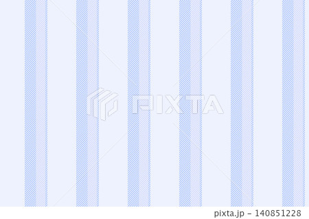 The seamless fabric design features softly repeated stripes in a bedding vertical stripe arrangement. White and blue shades deliver calm surface movement and classic surface appeal. 140851228