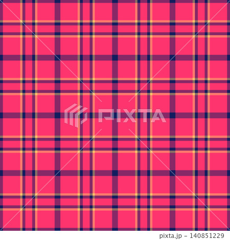 New check vector texture, indoor plaid pattern tartan. Living room textile seamless background fabric in red and pink colors. New check vector texture, indoor plaid pattern tartan. Living room textile seamless background fabric in red and pink colors. 140851229