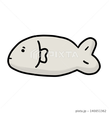 ゆるい魚のイラスト 140851362