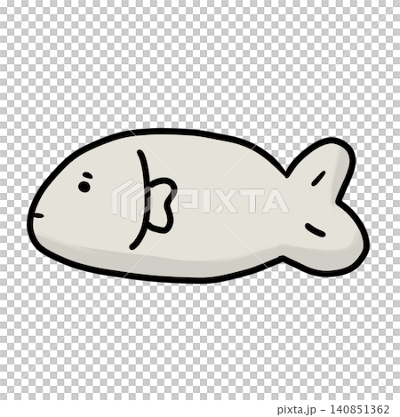 ゆるい魚のイラスト 140851362