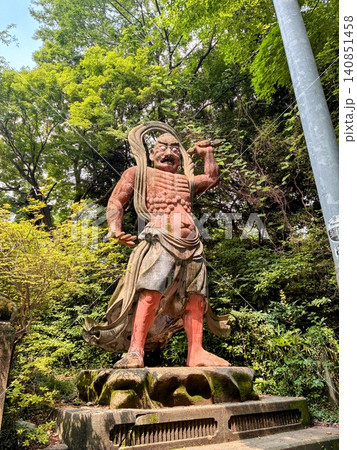 新緑に映える金剛力士像 新緑に映える金剛力士像 140851458