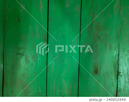 Natural Green Painted Wooden Plank Texture Background Natural Green Painted Wooden Plank Texture Background 140852849