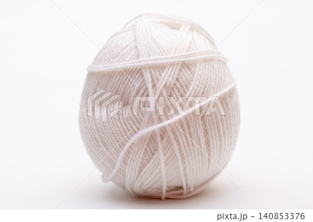 A ball of acrylic yarn for crocheting and knitting A ball of acrylic yarn for crocheting and knitting 140853376