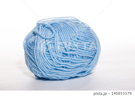 A ball of acrylic yarn for crocheting and knitting 140853379