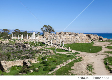 The gymnasium at Salamis in Northern Cyprus The gymnasium at Salamis in Northern Cyprus 140854888
