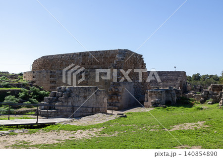 The theatre at Salamis in Northern Cyprus The theatre at Salamis in Northern Cyprus 140854890