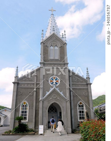 世界遺産の崎津天主堂 (熊本県天草市) 世界遺産の崎津天主堂 (熊本県天草市) 140856787
