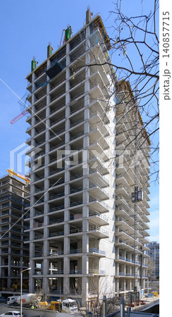 Gorgasali Tower Under Construction High Rise Residential Building Development Site in Tbilisi Georgia 140857715