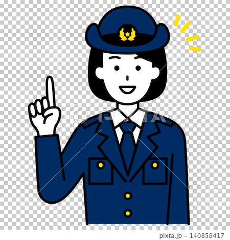 一位女警官想出了一個絕妙的主意 一位女警官想出了一個絕妙的主意 140858417