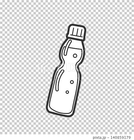 ラムネのシンプルなイラスト 夏祭りベクター素材 ラムネのシンプルなイラスト 夏祭りベクター素材 140859179