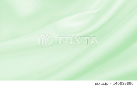 Smooth elegant green silk or satin luxury cloth texture as abstract background. Luxurious background design Smooth elegant green silk or satin luxury cloth texture as abstract background. Luxurious background design 140859896