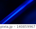 ダークな背景に青い光線模様が入った抽象的な背景素材　ライン背景 140859967
