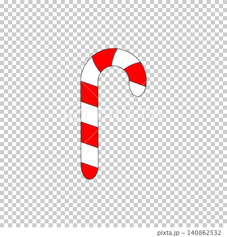 Candy cane vector illustration Candy cane vector illustration 140862532