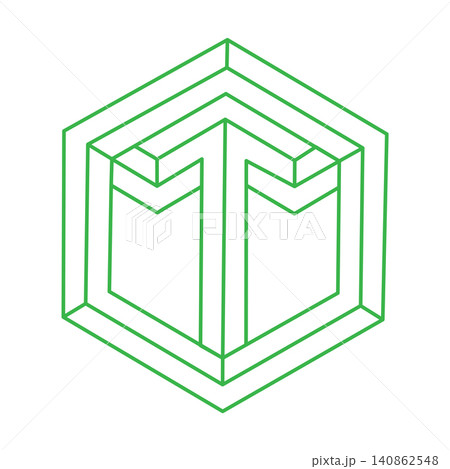 Impossible shapes. Sacred geometry. Optical illusion figures. Abstract eternal geometric object. Impossible endless outline shapes. Op art. Impossible geometry shape on a white background. Line art. Impossible shapes. Sacred geometry. Optical illusion figures. Abstract eternal geometric object. Impossible endless outline shapes. Op art. Impossible geometry shape on a white background. Line art. 140862548